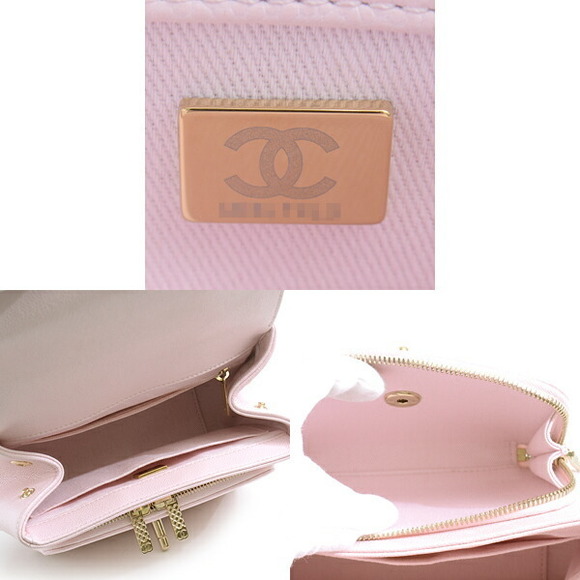 Chanel Chanel Caviar Skin Matelasse Top Handle Bag Leather Handbag A93749 - Picture 3 of 10